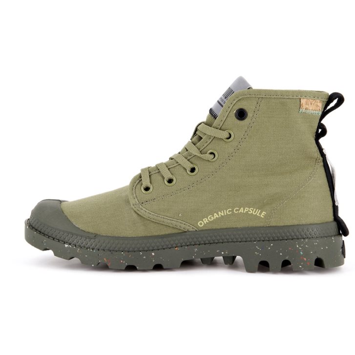 Pánské Boty Palladium Pampa Organic Metro Olivy Zelené | CZ GWM-52Y